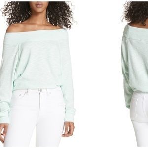 Free People off shoulder top